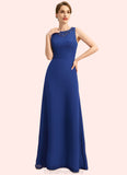 Kiara A-line Scoop Floor-Length Chiffon Mother of the Bride Dress With Beading Sequins STG126P0021920