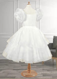 Serenity Ball-Gown Organza Knee-Length Dress STGP0020246