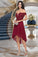 Roselyn A-line Off the Shoulder Asymmetrical Chiffon Homecoming Dress With Beading STGP0020582