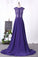 2022 Prom Dresses A Line Scoop Chiffon With Ruffles P9L83425