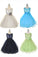 Blue A Line Floor Length Scoop Neck Sleeveless Sequins Flower Girl Dresses,Baby Dresses