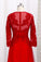 2022 Prom Dresses A Line Scoop 3/4 Length Sleeves PTG8KRP4