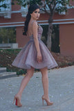 2024 Bateau A Line Homecoming Dresses Lace With Applique PNAM2G8A