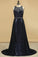 2022 Prom Dresses Scoop Sequins Mermaid P13M55Z7