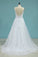 2022 Organza Scoop With Applique Wedding Dresses A Line PGK5JBQC