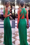 2024 Sexy Open Back Scoop Chiffon With Ruffles A P4L4MBLR