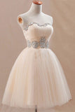 2024 Homecoming Dresses A Line Sweetheart Tulle With PD62DNG2