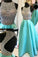 2022 Open Back Scoop Prom Dresses Beaded Bodice Satin P8T2RJR3