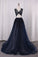 2022 Prom Dresses Mermaid V Neck Tulle With Applique Sweep PZNFTSG3