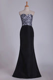 2022 Prom Dress Sweetheart Taffeta With Ruffles And Slit Floor PMAMCL31
