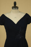 2024 New Arrival V Neck With Ruffles Mother Of The Bride Dresses A P5S1NTT5