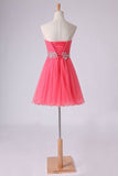2024 Homecoming Dress Sweetheart Pleated Bodice A Line Short/Mini PMYPDCLS