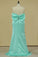 2022 Prom Dresses Strapless Mermaid Satin With Bow Knot PMDAZ7RA