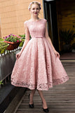 2022 New Arrival Bateau Lace With Beads And Sash A Line PY6KJQHY