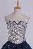 2024 Bicolor Quinceanera Dresses Sweetheart Ball Gown Floor-Length Beaded P9JBJS1A