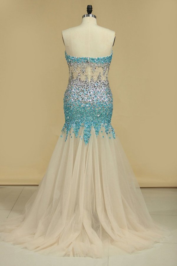 2022 Sweetheart Prom Dresses Mermaid P9MSZ78D