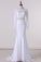 2022 New Arrival Bateau Prom Dress Mermaid Long Sleeves Lace Bodice With P3GY3D9X