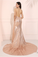 Glitter Sequin Mermaid Prom Dress Pink Halter Evening Dress