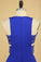 2022 Plus Size New Arrival Scoop Prom Dresses Dark Royal Blue Mermaid Spandex With Beading Sweep PT26YF58