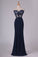 2022 Prom Dresses Sweetheart Sheath With Applique And Slit P9RGK84K