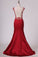 2022 Mermaid/Rumpet Prom Dresses V Neck With Beading Floor Length PF1KAKZX