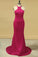 2022 Mermaid Scoop Spandex Evening Dresses P8K6SXX9