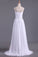 2022 Prom Dresses Scoop A Line Chiffon With Beads And PDEH982B