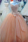 2022 New Arrival Quinceanera Dresses Ball Gown Spaghetti Straps Tulle P64GL378