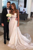 A Line Sweetheart Tulle Wedding Dresses With Appliques Wedding STGPJTT61Z1