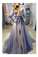A-Line Long Sleeves Sweep Train Prom Dresses With STGPB3SD2T7