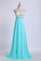 2022 One Shoulder Prom Dresses A Line With Beading Tulle And Chiffon Sweep P8ZTTQGG