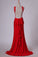 2022 Red Evening Dresses Scoop Open Back Mermaid/Trumpet Red PGRH2FRT