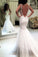 2022 New Arrival V Neck Wedding Dresses Mermaid Tulle P5N1ST63