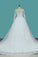 2022 New Arrival V Neck Long Sleeves Tulle Wedding Dresses A Line P9YRB9SL