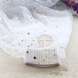 Elegant Short Sequins Tulle Wedding Veils with Stars STG15580