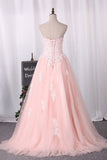 2022 Quinceanera Dresses Ball Gown Sweetheart With Applique P3LH42H3