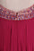 2022 Open Back Prom Dresses A Line Chiffon With Beading Floor P9TE86KC
