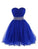 Sweetheart Short Blue Bridesmaid Dresses Homecoming Dresses