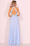2022 New Arrival Scoop Chiffon With Beading Prom Dresses PGXK27QB
