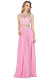 2022 New Arrival Scoop Chiffon With Beading A Line PREZ1NGQ