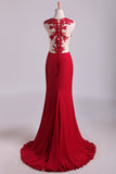 2024 Scoop Mermaid Wedding/Prom Dresses With PYB5T4SK