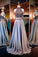 2022 Prom Dresses High Neck Beaded Bodice A Line Chiffon PJYXDACC