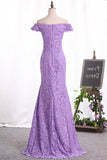 2024 New Arrival Off The Shoulder Lace Mother Of The Bride Dresses P3STRFBY