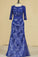 2022 Evening Dresses Sheath/Column Scoop Floor-Length Lace With Applique PQQXA6X9