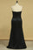 2022 Mermaid Strapless Mother Of The Bride Dresses Satin With Applique And PBALDTBP