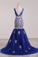 2022 Prom Dresses Mermaid Spaghetti Straps With PC2N2R6N