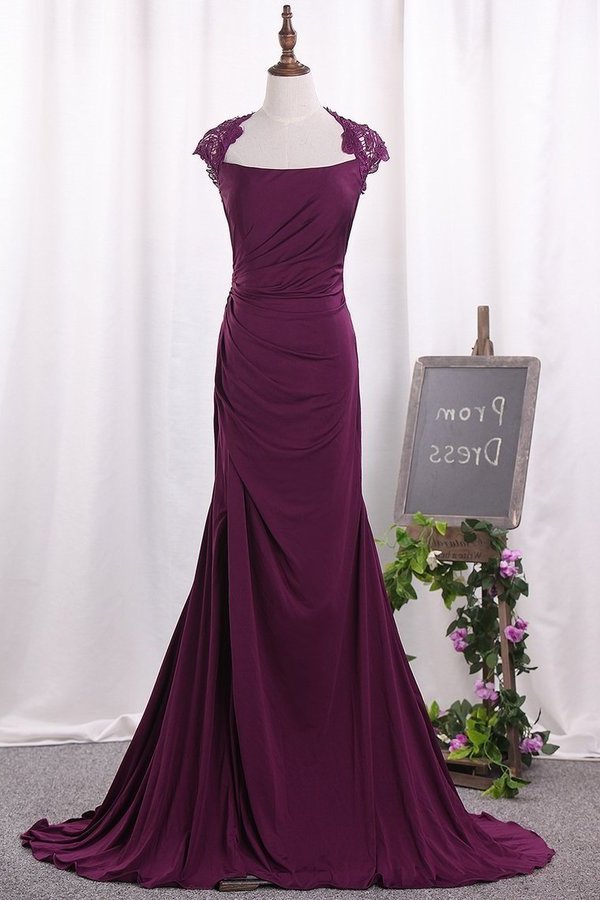 2022 New Arrival Mother Of The Bride Dresses Mermaid Spandex P1X1JB52