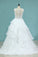 2022 New Arrival Wedding Dresses Straps A Line Organza PML486DS