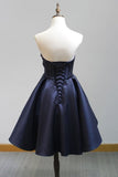 2022 New Arrival Sweetheart Homecoming Dresses A Line Satin PCL2X9T8
