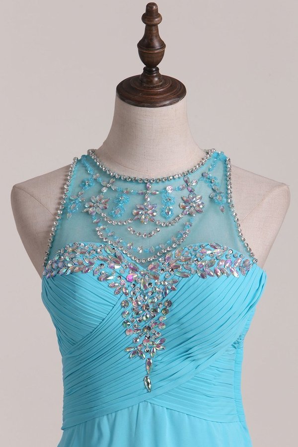 2022 Scoop With Beads And Ruffles A-Line P78LCYGL